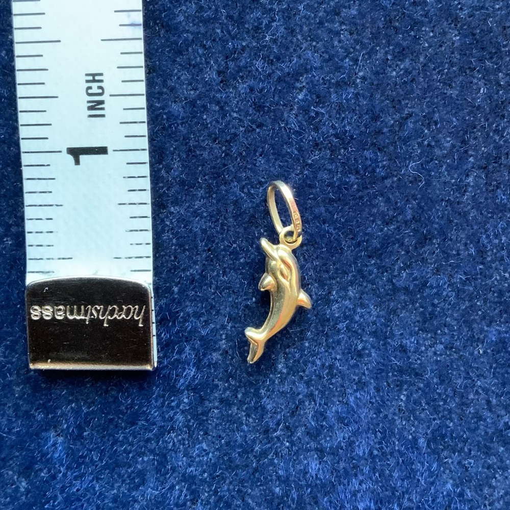 14 karat gold Dolphin necklace